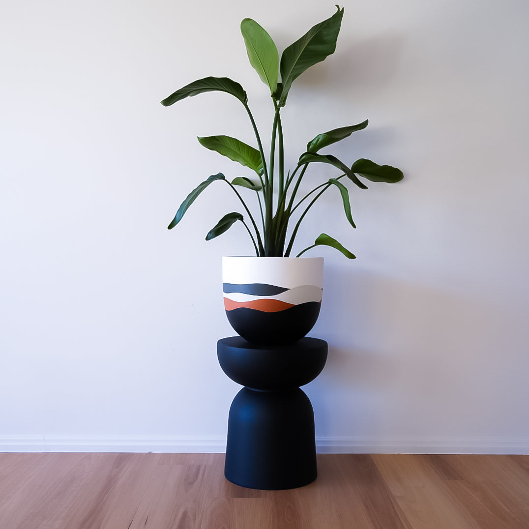 plant plinth indoor Plinth Stand - Black by Toast & Honey Studio