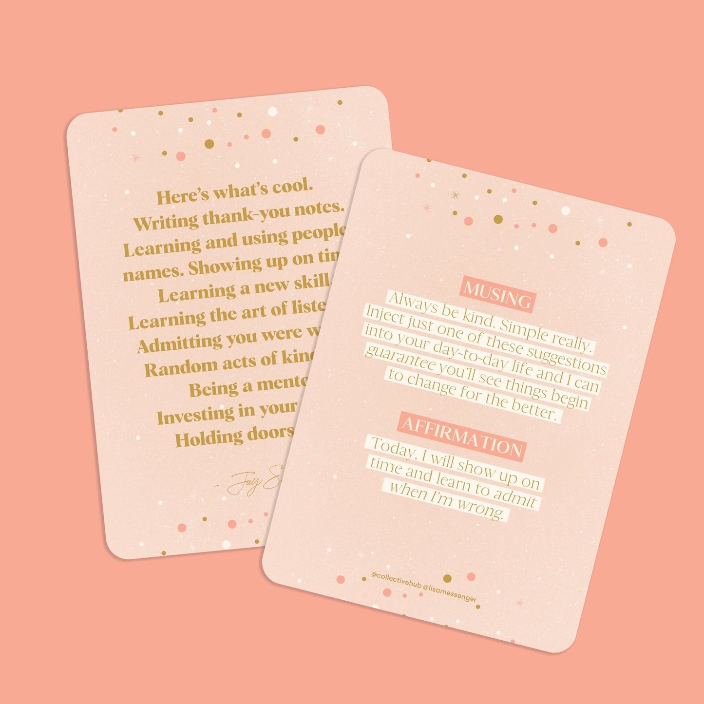 Affirmations to Guide Your Journey Box Card Set - Toast and honey studio