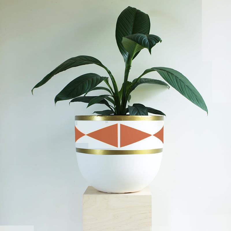 aztec design plant pot Aztec Planter