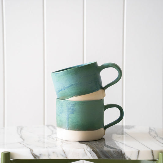 Ceramic Cup - Green by Ceramics by George - Toast and honey studio