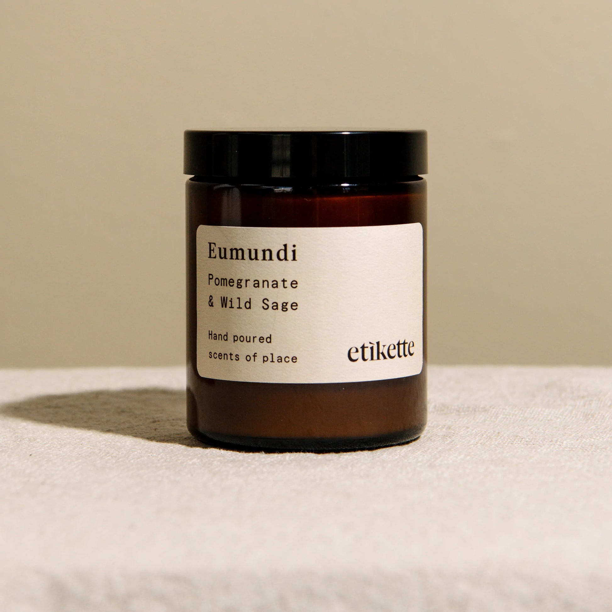 Eumundi Pomegranate & Wild Sage Candle Small by Etikette - Toast and honey studio