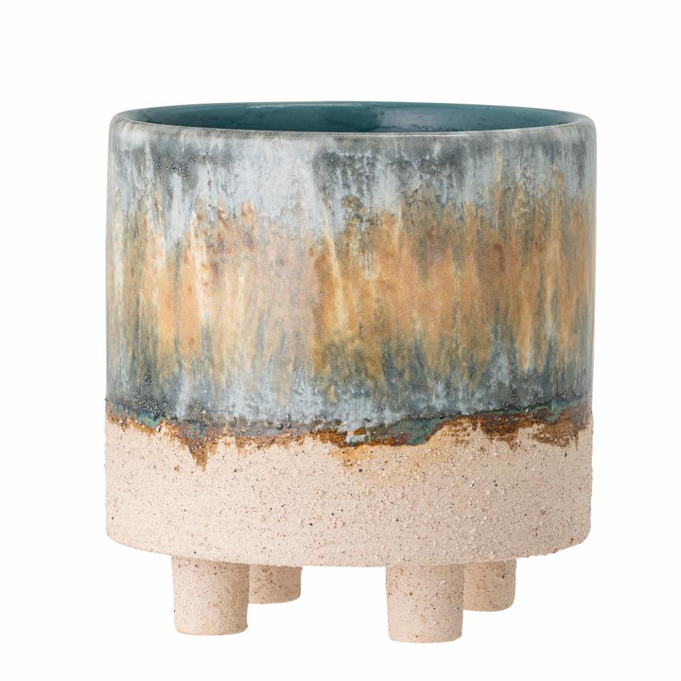 Imoa Blue planter by Bloomingville - Toast and honey studio