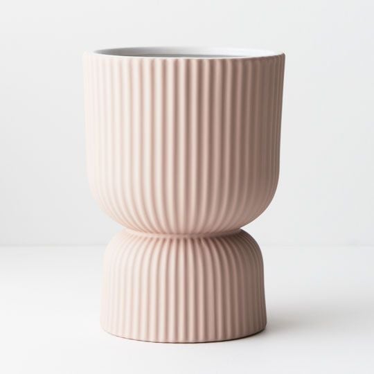 Palina Pedestal Pot - Light Pink - Toast and honey studio