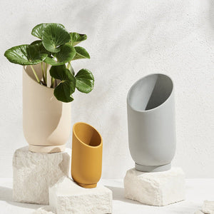 Summit Planter - Fossil by Capra Designs - Toast and honey studio