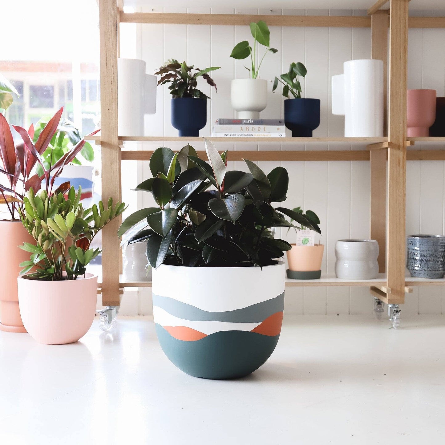 Terra Planter - Green in Large - Toast and honey studio